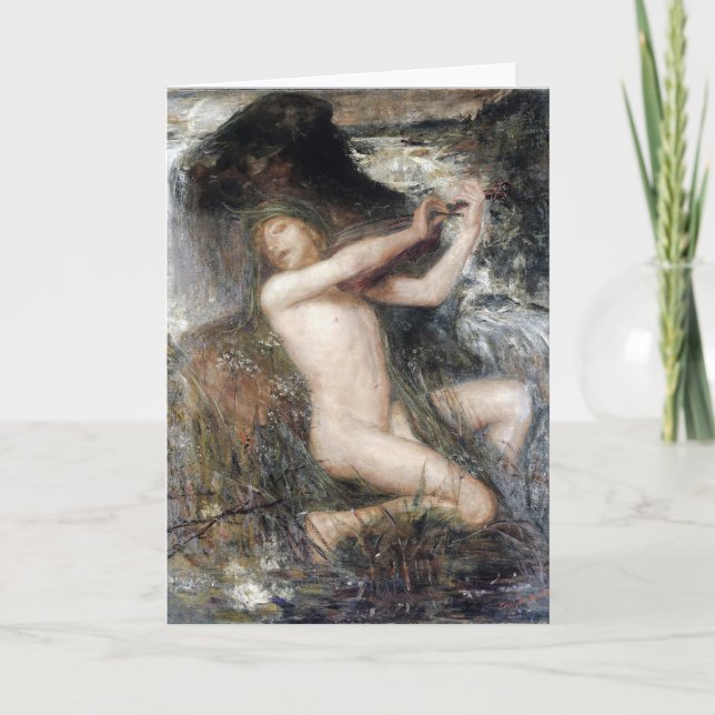 Tarjeta The Water Sprite Fine Art Greetings Card (Anverso)