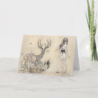 Tarjeta The White Snake - Greeting Card