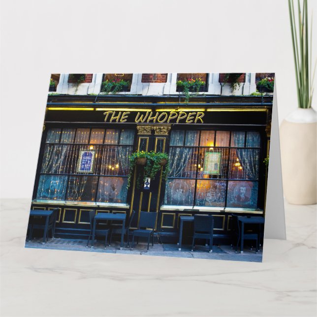 Tarjeta The Whopper Pub (Anverso)
