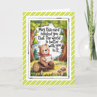 Tarjeta The World Is Better With You In It Inspiration 