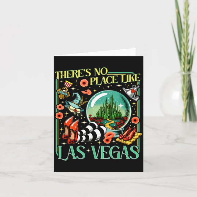 Tarjeta There's No Place Like Las Vegas  (Anverso)