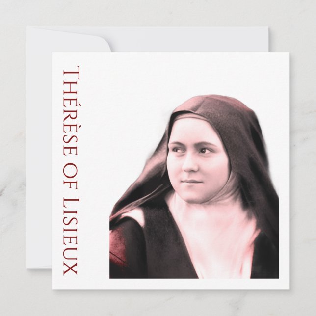 Tarjeta Thérèse of Lisieux (c. 1890s) (Anverso)