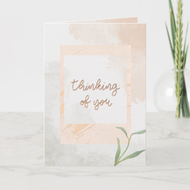 Tarjeta Thinking of You (Anverso)