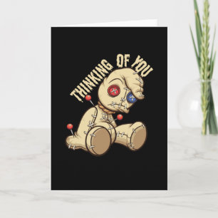Tarjeta Thinking Of You Voodoo Doll Voodoo