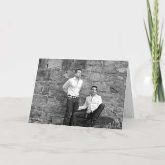 Tarjeta thom y Chris