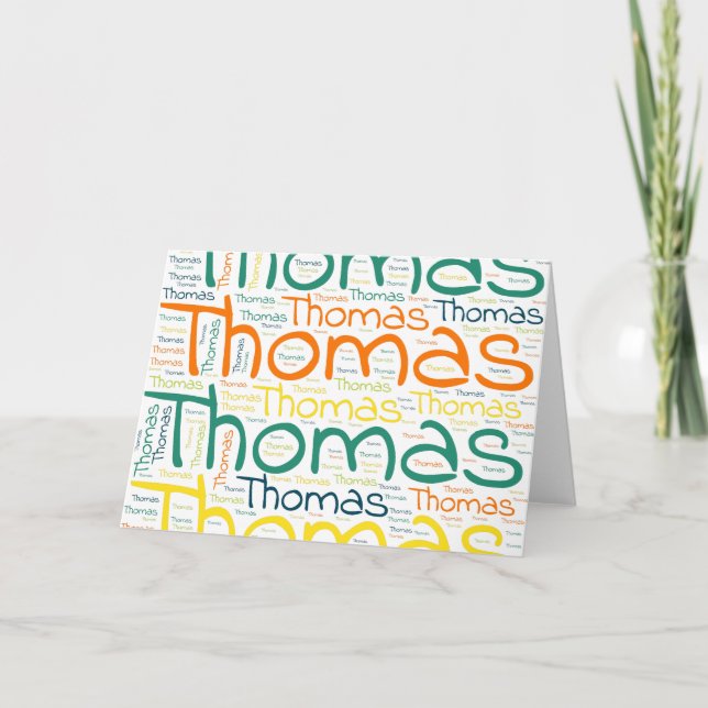 Tarjeta Thomas (Anverso)