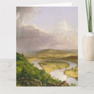 Tarjeta Thomas Cole El Oxbow El río Connecticut 