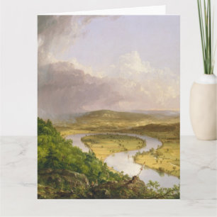 Tarjeta Thomas Cole El Oxbow El río Connecticut 