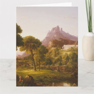 Tarjeta Thomas Cole Sueño de Arcadia