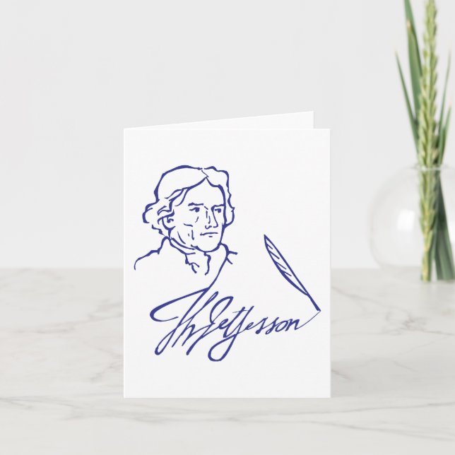 Tarjeta Thomas Jefferson (Anverso)