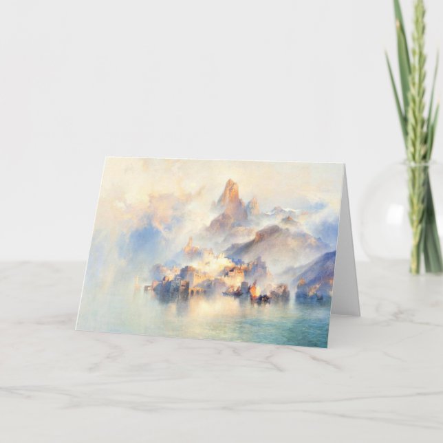 Tarjeta Thomas Moran - La ciudad de los sueños (Anverso)