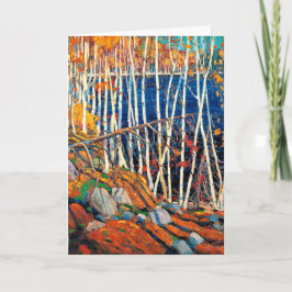 Tarjeta Thomson - En el norte, pintura artística fina