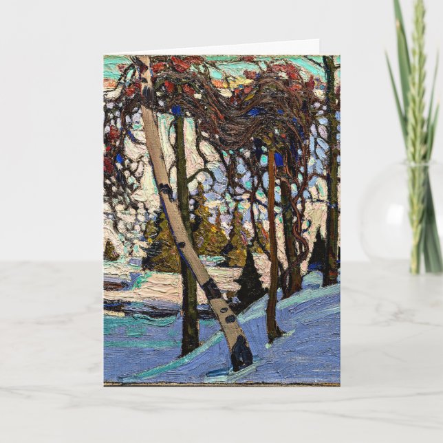 Tarjeta Thomson - Nieve temprana (Anverso)
