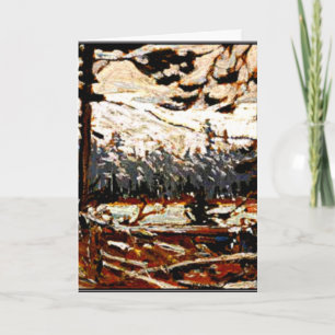 Tarjeta Thomson - Woodland Interior, Parque Algonquin