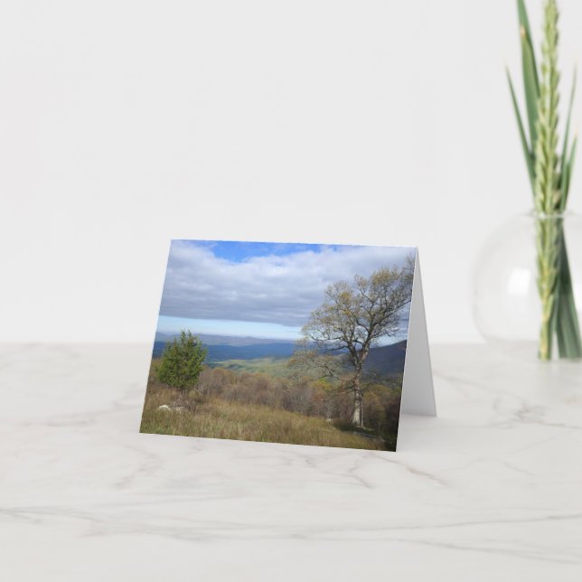 Tarjeta Thornton Gap View in Spring (Anverso)