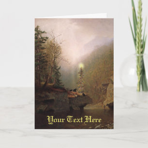 Tarjeta Three Bears Forest Christmas