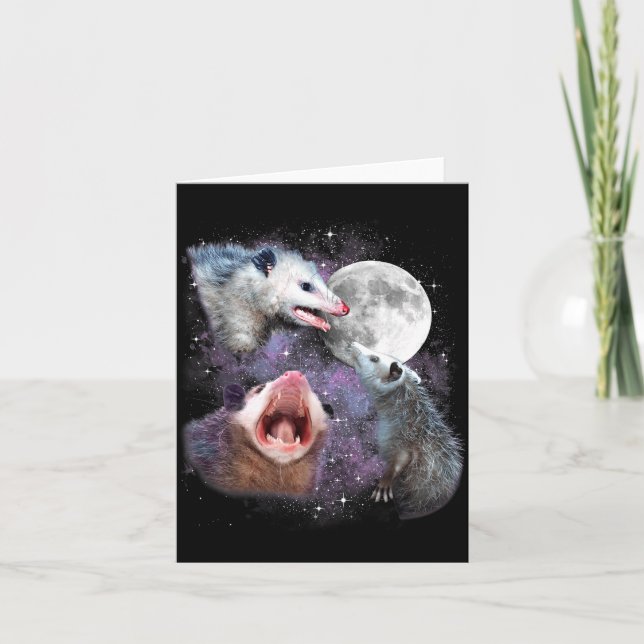 Tarjeta Three Ssums Moon 3 Osums Dead Moon Weird Cursed Me (Anverso)