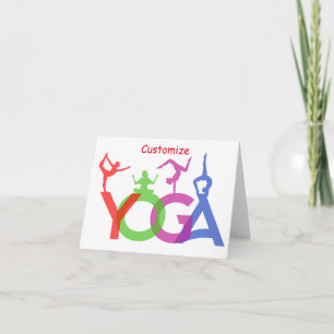 Tarjeta Thunder_Cove: Siluetas de yoga envenenadas