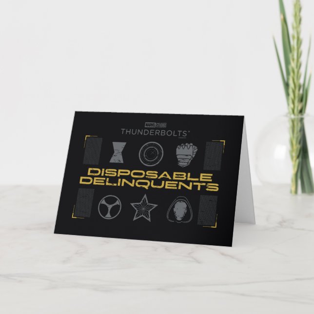 Tarjeta Thunderbolts* | Delincuentes Desechables (Anverso)