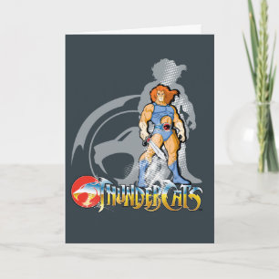 Tarjeta ThunderCats   Lion-O Halfttone Shadow Graphic