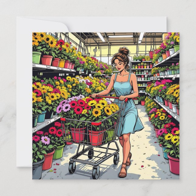 Tarjeta Thyme to Garden | Divertido ardid para un amigo (Anverso)