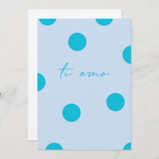 Tarjeta Ti amo flat Greeting Card