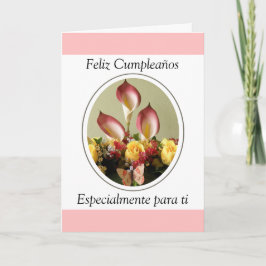 Tarjeta Ti de para del especialmente de Feliz Cumpleaños