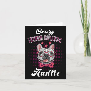 Tarjeta Tía Bulldog Francés Día de la Madre Tía Bulldog Fr