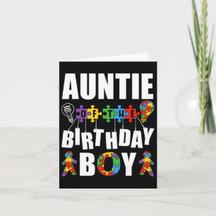 Tarjeta Tía De La Famosa De Concienciación De Autismo De N