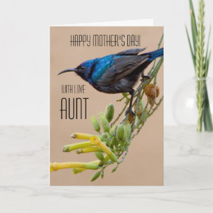 Tarjeta Tía / Feliz Día de la Madre - Sun-bird