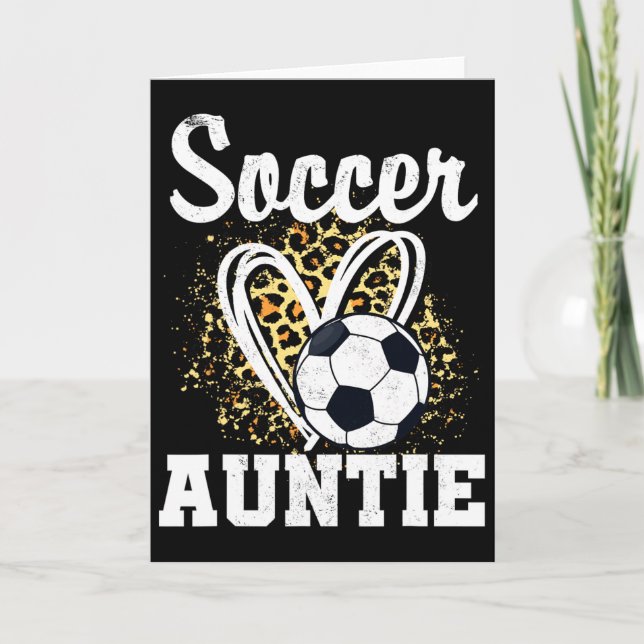 Tarjeta Tía Fútbol Corazón de Leopardo  (Anverso)