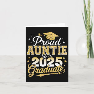 Tarjeta Tía orgullosa de un graduado de la promoción de 20
