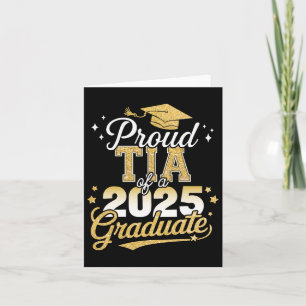 Tarjeta Tía orgullosa de un graduado de la promoción de 20