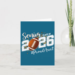 Tarjeta Tía Orgullosa Ilustración Fútbol Senior 2026