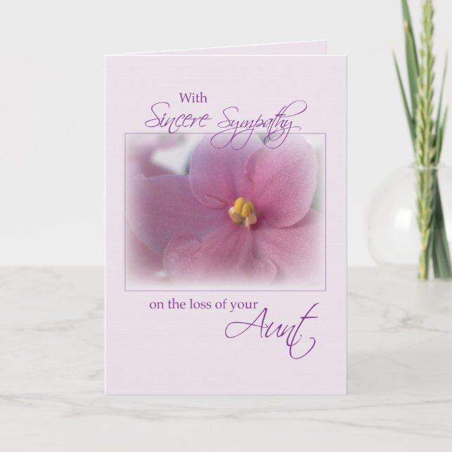 Tarjeta Tía, simpatía, Lilac (Anverso)