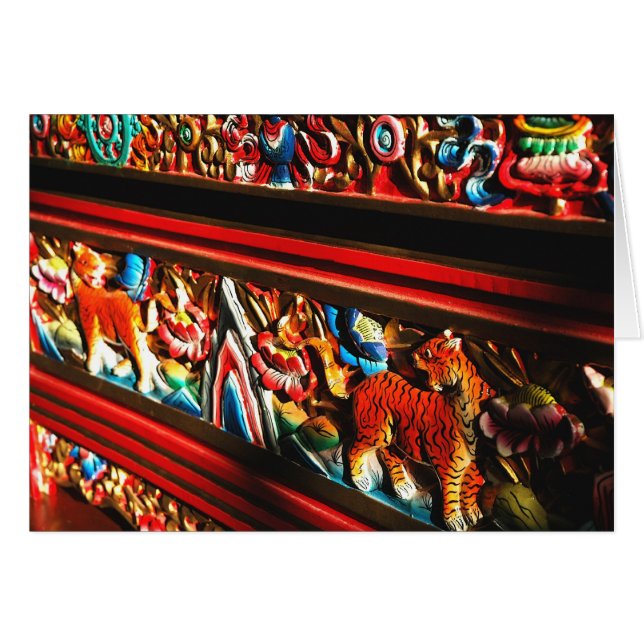 Tarjeta tibetana de la meditación de la caja del (Anverso (Horizontal))