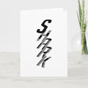 Tarjeta Tiburón Aleta De Tiburón Pez Océano Genial Mar Reg