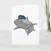 Tiburón como oficial de policía Policía