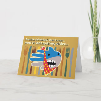 Tarjeta Tiburón de boca abierta