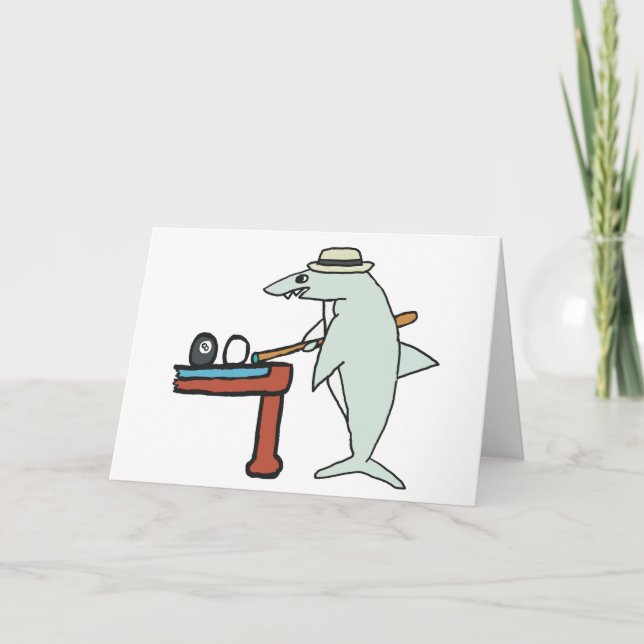 Tarjeta Tiburón de la piscina (Anverso)