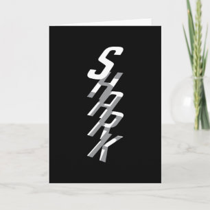 Tarjeta Tiburones de tiburón Fin Fish Ocean Sea Graciosa i