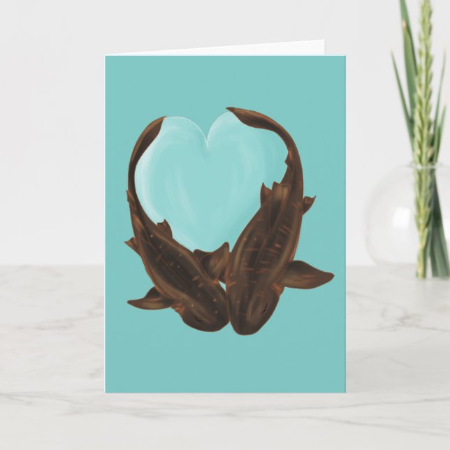 Tarjeta Tiburones enfermeras acurrucados (Anverso)