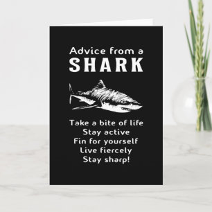 Tarjeta Tiburones Pescado Mar Aleta De Tiburón Océano Rega