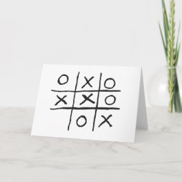 Tarjeta Tic-Tac-Toe