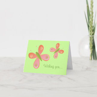 Tarjeta Tie Dye Butterfly