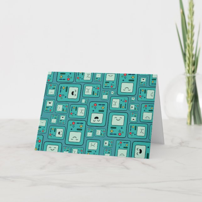 Tarjeta Tiempo de aventura | Modelo BMO (Anverso)