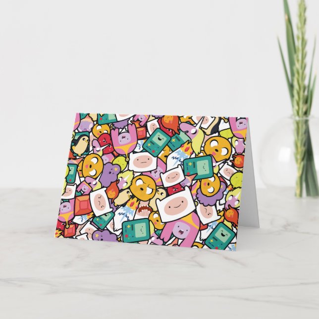 Tarjeta Tiempo de aventura | Patrón de pérdida de caracter (Anverso)