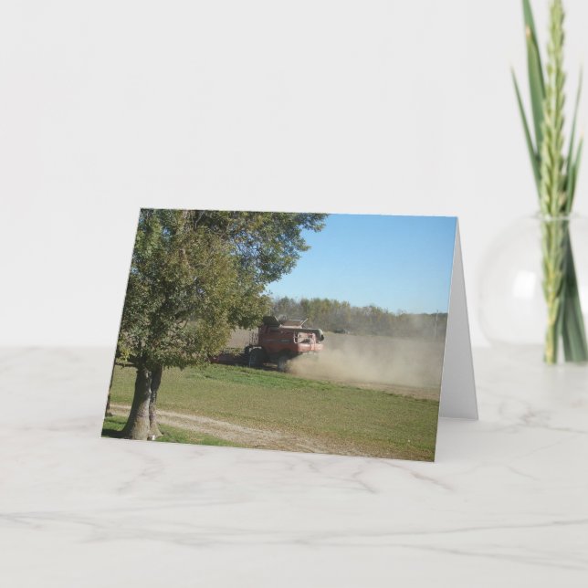 Tarjeta Tiempo de cosecha de soja (Anverso)