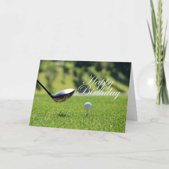 Tarjeta Tiempo de Golf (Anverso)