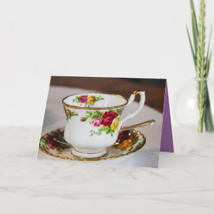 Tarjeta Tiempo de té